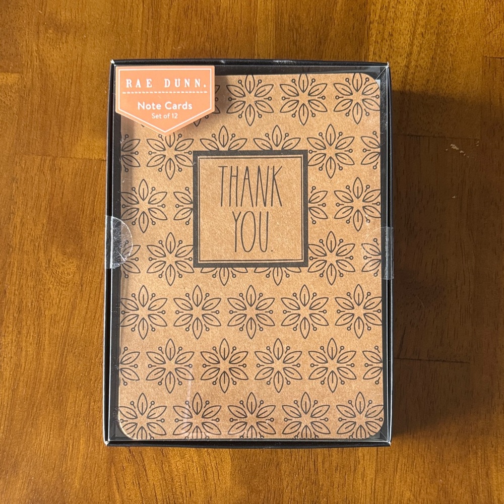 Rae Dunn Thank You Note Cards